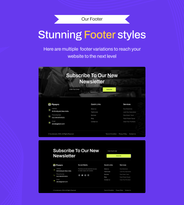 Pipepro - Handyman & Plumber WordPress Theme